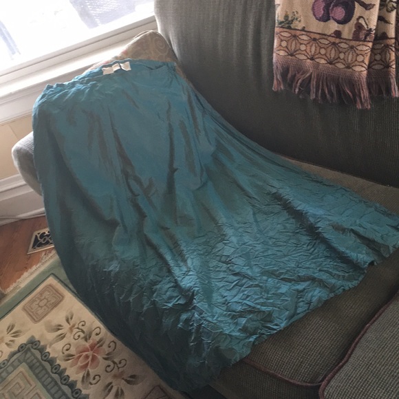 Silk Blend Midi Skirt - Picture 1 of 4